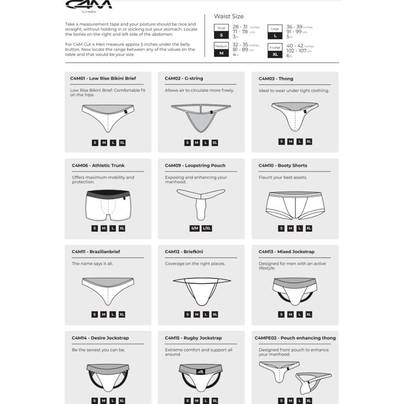 Cut4Men – Jockstrap arc-en-ciel