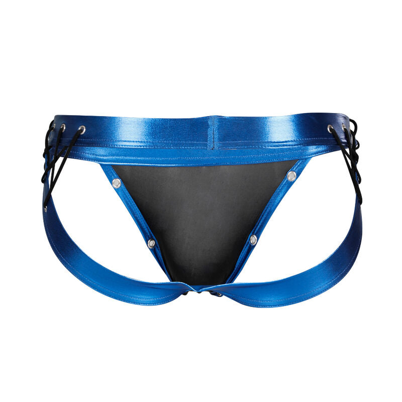 Cut4Men – Jockstrap desire cuirette bleu