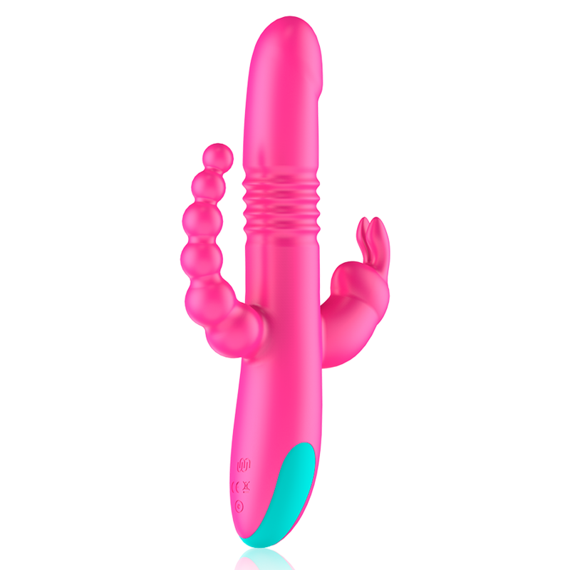 HAPPY LOKY - DONALD TRIPLE ESTIMULATION: ANAL, PUNTO G & CLÍTORIS COMPATIBLE WITH WATCHME WIRELESS TECHNOLOGY