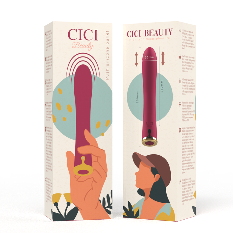 CICI BEAUTY - PREMIUM SILICONE UP & DOWN VIBRADOR