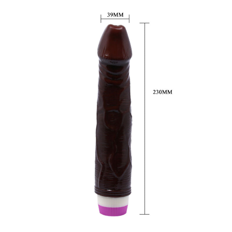 BAILE - WAVES OF PLEASURE VIBRADOR 23 CM BROWN