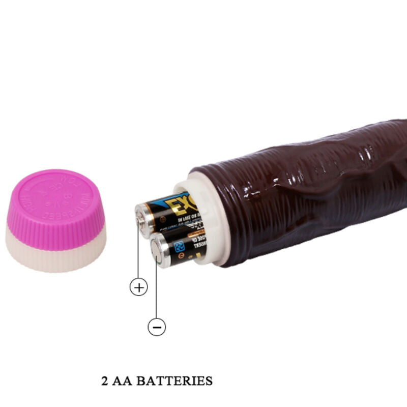 BAILE - WAVES OF PLEASURE VIBRADOR 23 CM BROWN