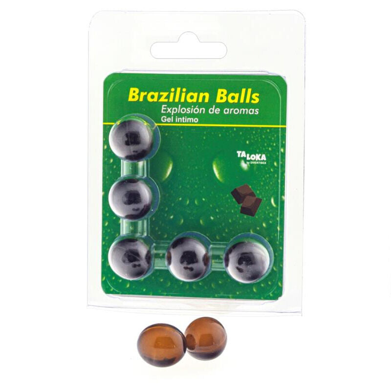 Taloka – Gel intime au chocolat 5 boules brésiliennes