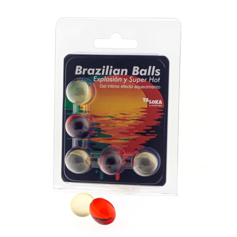 Taloka – 5 boules brésiliennes gel excitant effet super chaud