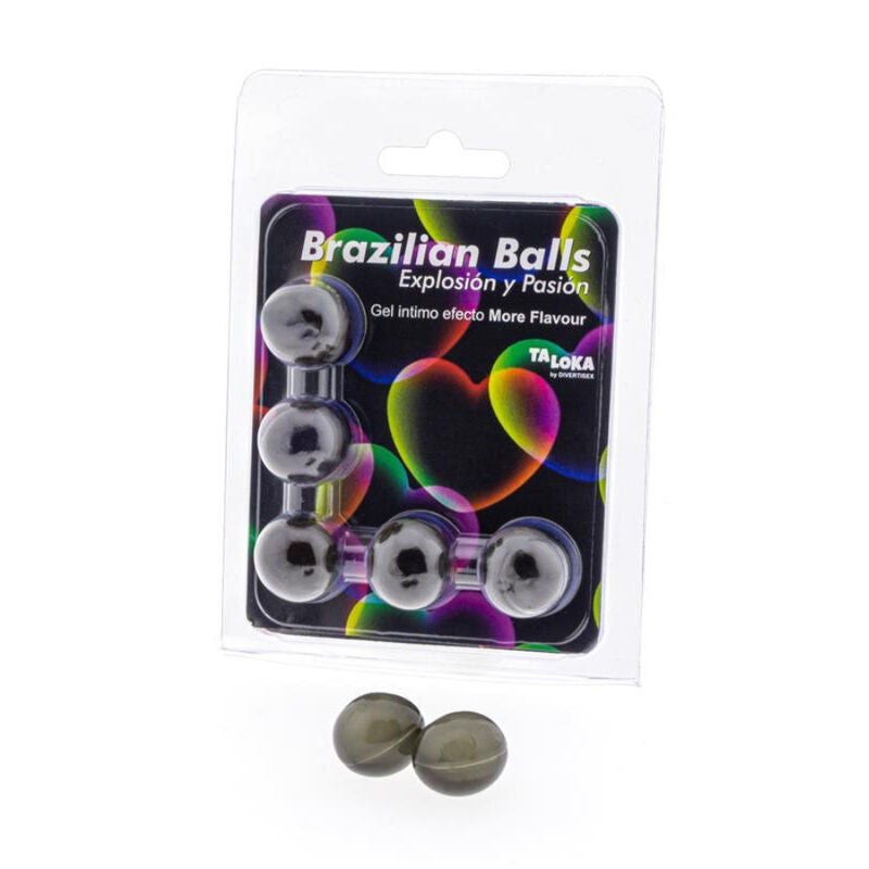 Taloka – 5 boules brésiliennes plus deffet de saveur gel excitant