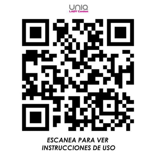 UNIQ - LADY CONDOM PRESERVATIVOS FEMENINOS WITH LIGUERO SIN LATEX 3 UNIDADES