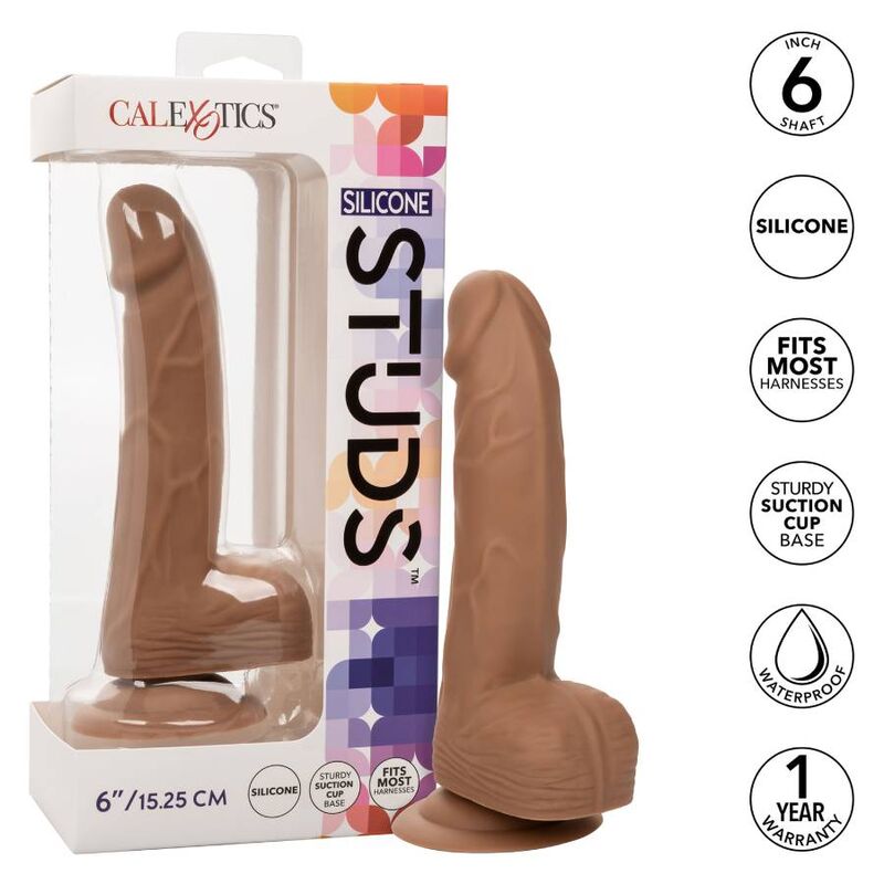 Gode réaliste en silicone, 6 pouces