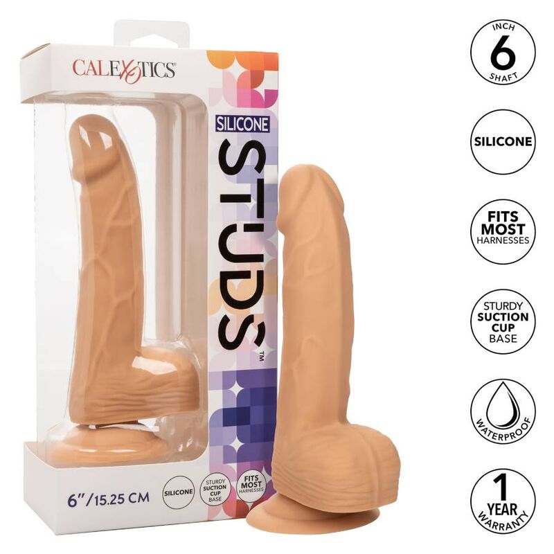 Gode réaliste en silicone, 6 pouces