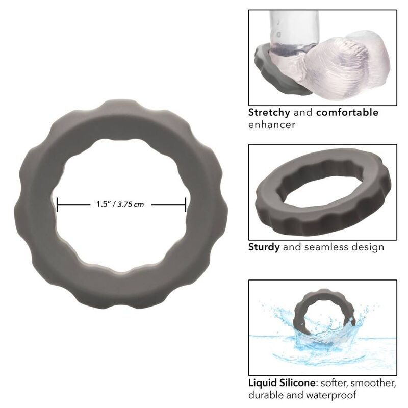 CALEXOTICS - ALPHA ERECT RING GRIJS