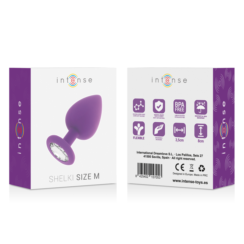 INTENS - SHELKI M ANAAL PLUG LILA
