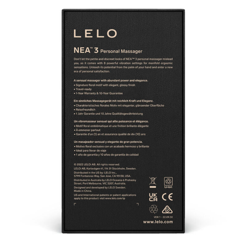 LELO – Masseur personnel nea 3 - bleu