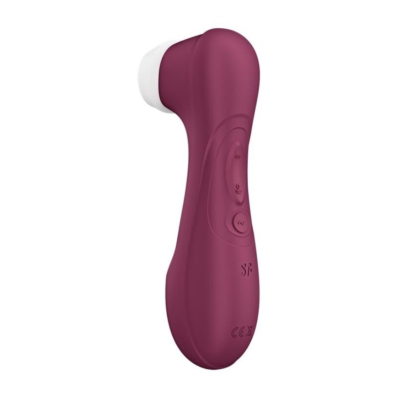 Pro 2 Génération 3 - Double Air Pulse Vibrator - Liquid Air - Rouge Vin