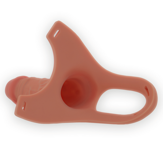 INTENSE - ARNÉS HUECO WITH SILICONE DILDO 16 X 3.5 CM