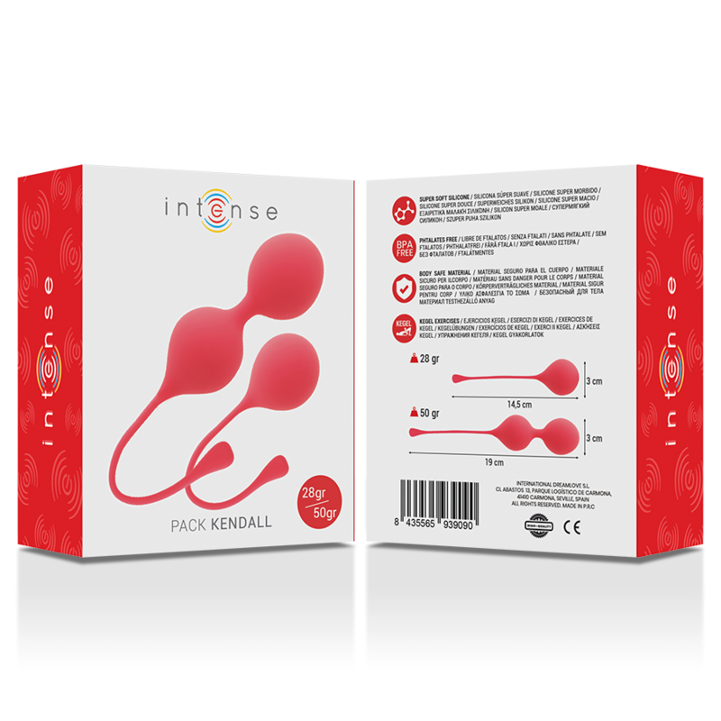 Intense – Pack balles kegel kendall rouge
