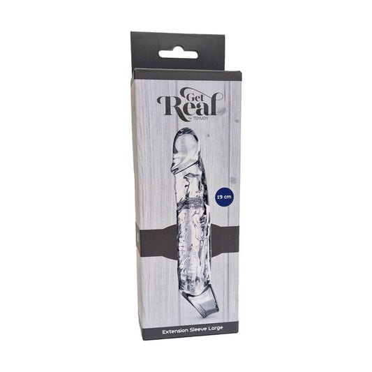 GET REAL - LARGO EXTENSION 19 CM TRANSPARENT