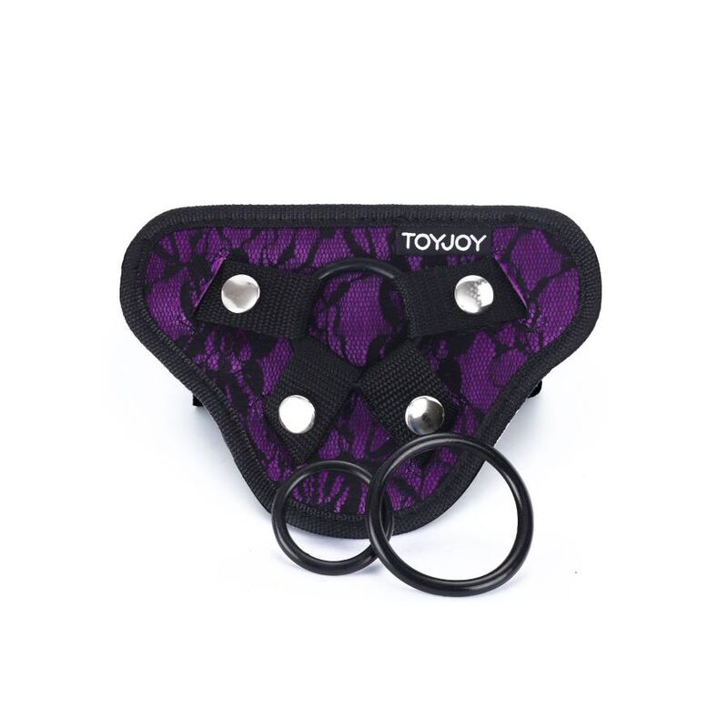 Harnais strap-on en dentelle
