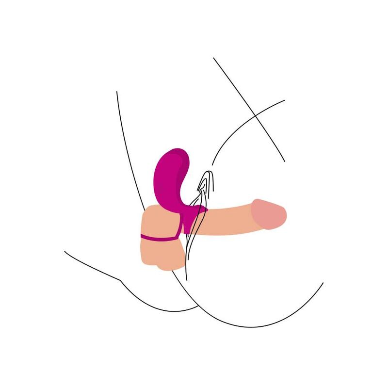 XOCOON - ANILLO VIBRADOR PARA PARA JAS FUCSIA