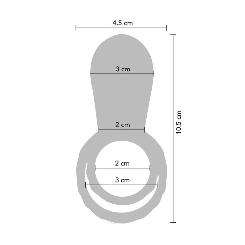XOCOON - ANILLO VIBRADOR PARA PARA JAS FUCSIA