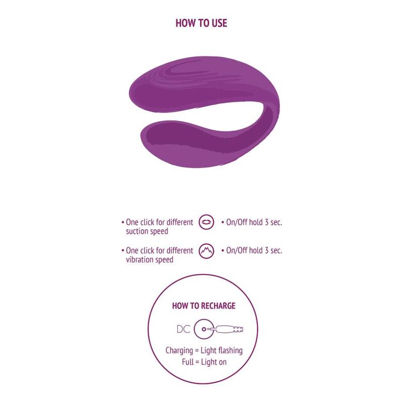 XOCOON - GEBONDEN LIEFDE VIBRADOR PARA PARA JAS MORADO
