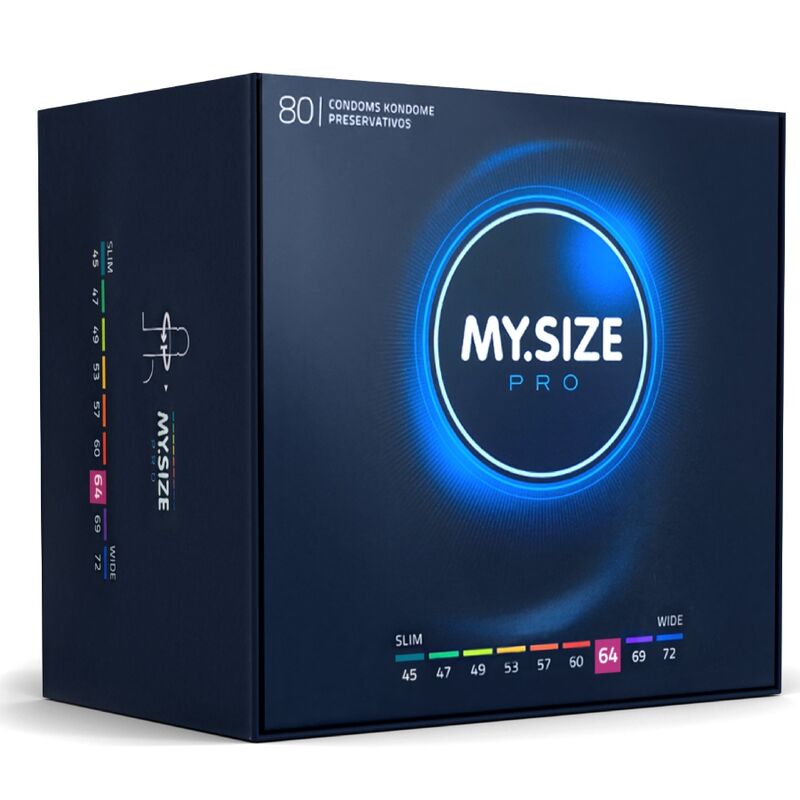 My Size – Pro préservatifs 64 mm 80 unités
