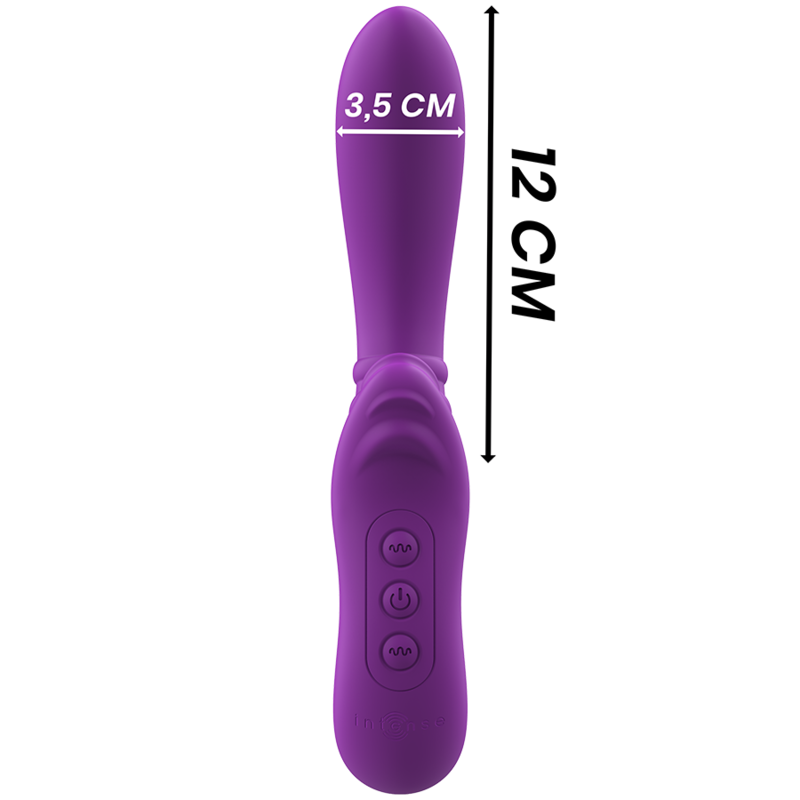 INTENSE - HARRY VIBRADOR FLEXIBEL MET LENGUA MORADO