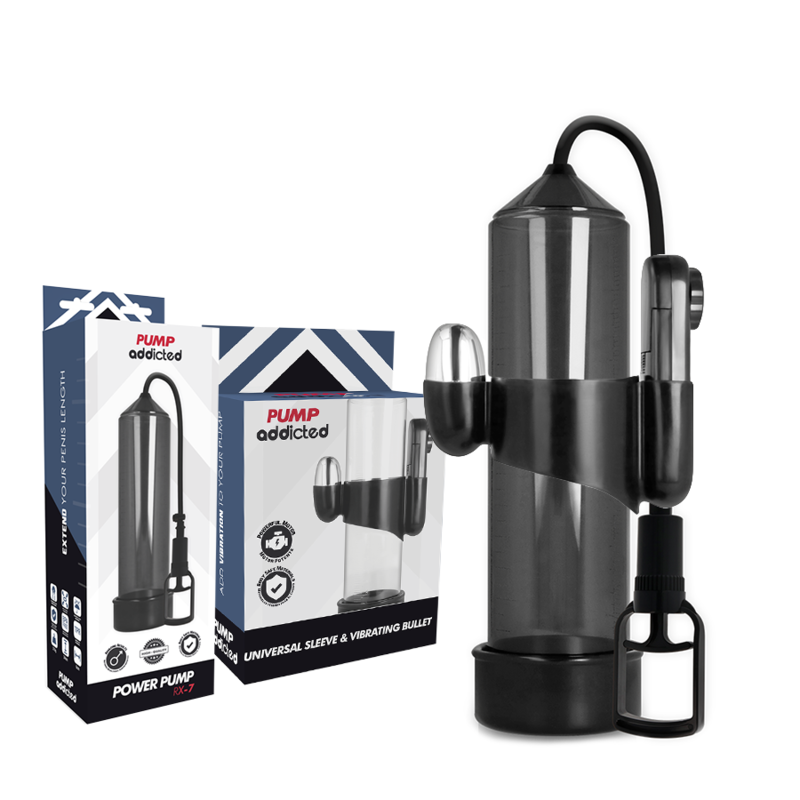 Pump Addicted – Vibrateur rx7 noir