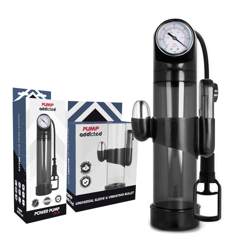 Pump Addicted – Vibrateur rx9 noir