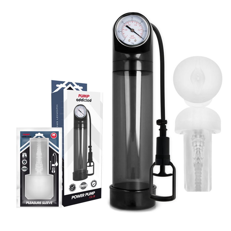 Pump Addicted – Rx9 noir avec masturbateur