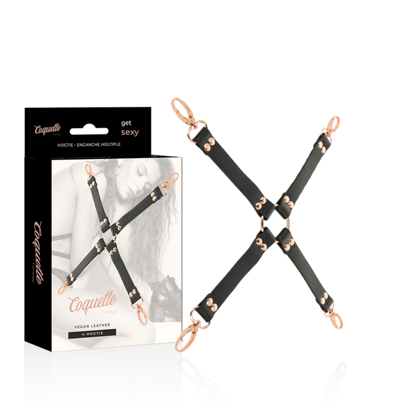 Coquette Chic Desire – Cravate de porc fantaisie en cuir végétal