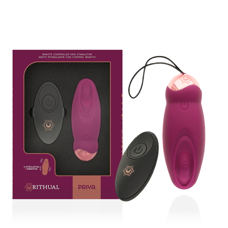 RITHUAL - PRIYA HUEVO CONTROL REMOTO G-SPOT + VIBRACION