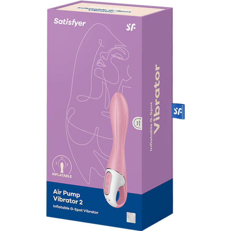 Satisfyer – Vibrateur pompe a air 2 rose