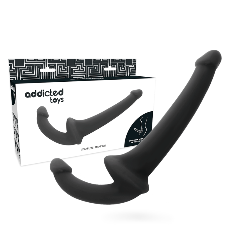 Addicted Toys – Gode avec arn S sans soujection noir