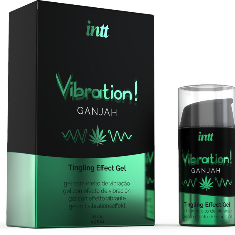 INTT – Puissant stimulant intime gel vibrant liquide cannabis 15ml