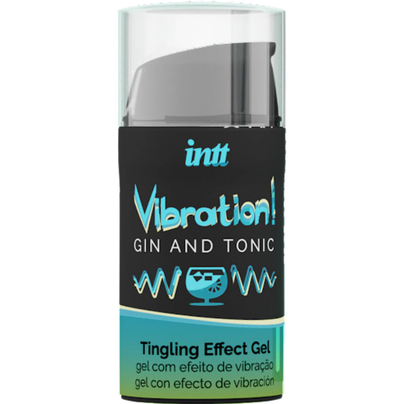 INTT – Gel vibrateur liquide puissant stimulant intime gin & tonic 15ml