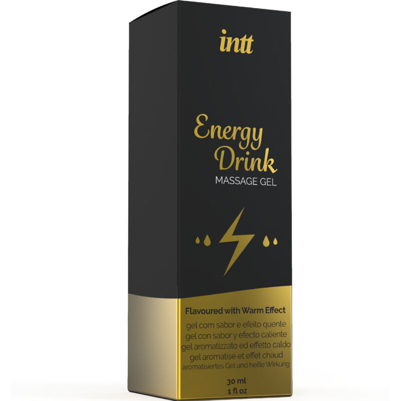 INTT Massage & Oral Sex – Gel de massage a l'energie aromatisee ca boisson et effet chauffant