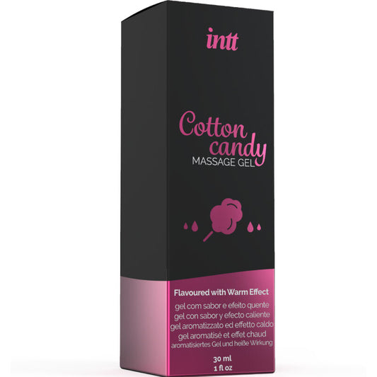 INTT MASSAGE & ORAL SEX - MASAJE GEL WITH SABOR ALGODOÓN DE AZUCAR Y EFECTO CALOR