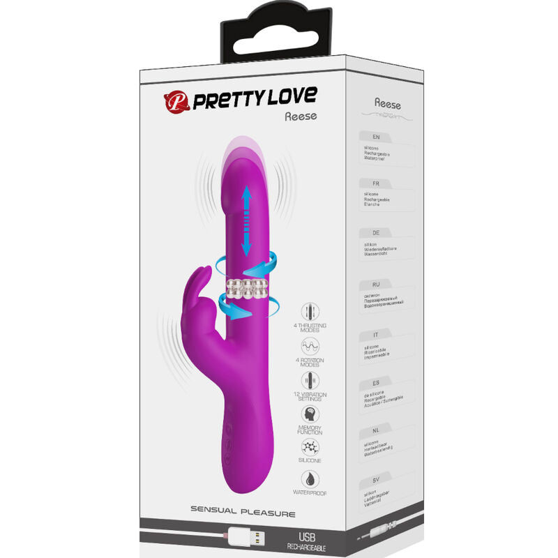 PRETTY LOVE - REESE VIBRADOR WITH MORADO ROTACION