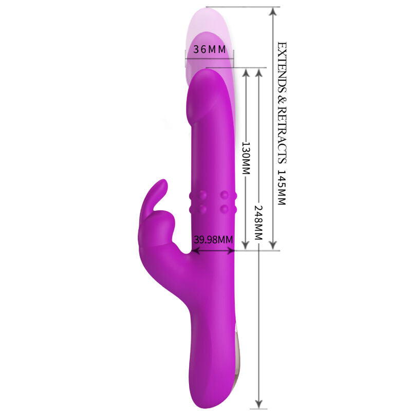 PRETTY LOVE - REESE VIBRADOR WITH MORADO ROTACION