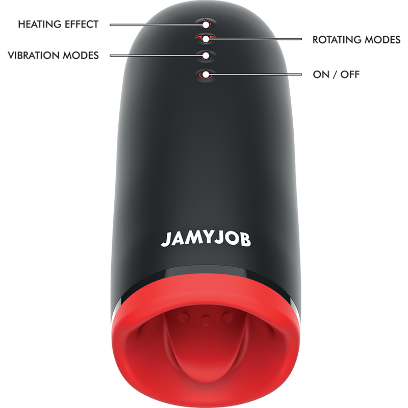 JAMYJOB - SPIN-X MASTURBATOR WITH ROTACION AND CALOR FUNCTION