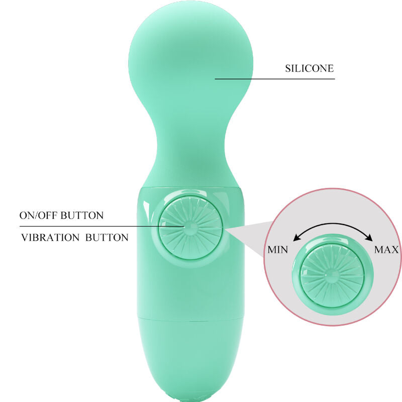 PRETTY LOVE - MINI MASAJEADOR PERSONAL GREEN