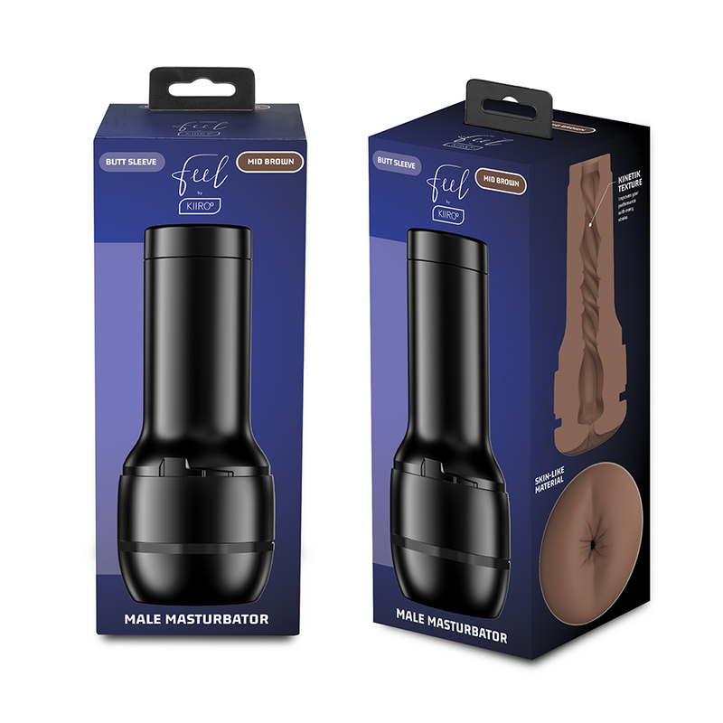 Kiiroo – Masturbateur générique de fesses feel stroker - brun moyen