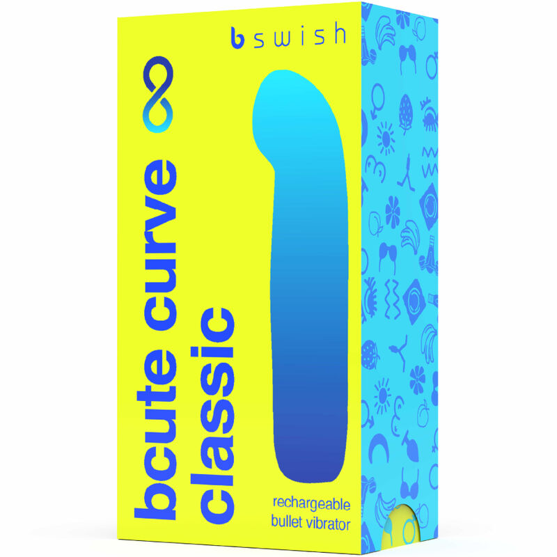 B SWISH - BCUTE CURVE ONEINDIGE KLASSIEKE OPLAADBARE VIBRADOR SILICONA AMARILLO