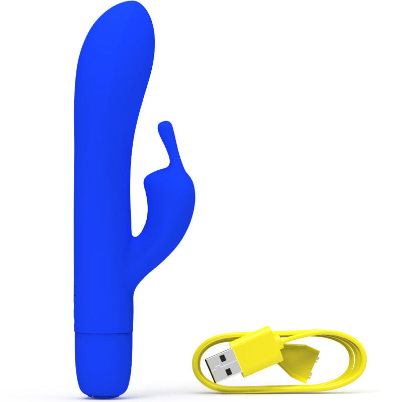 B Swish – Vibrateur rechargeable classique bwild bunny infinite silicone bleu