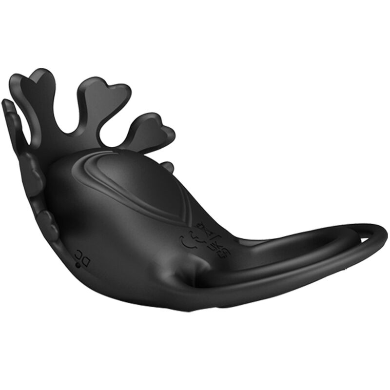 PRETTY LOVE - RUBEN ANILLO VIBRADOR 7 VIBRACIONES SILICONEN NEGRO
