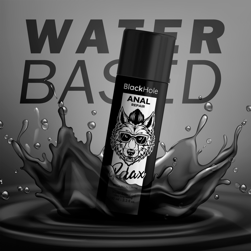 BLACK HOLE - ANALE HERSTELLENDE BASIS AGUA RELAX MET HYALURON 100 ML