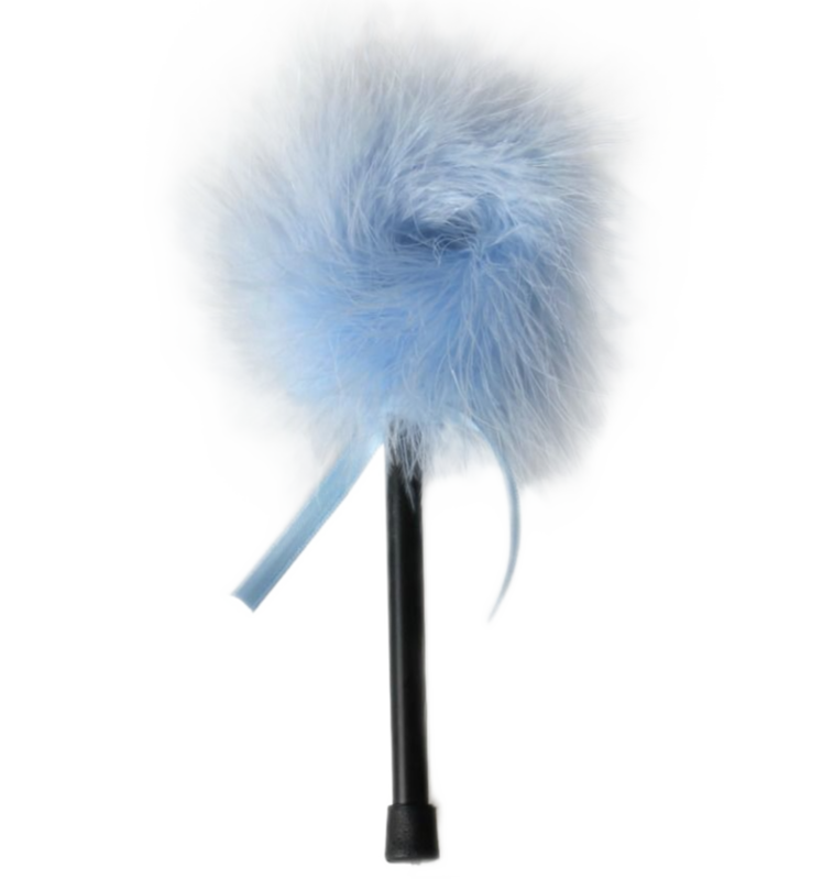 SecretPlay – Duster marabou bleu clair