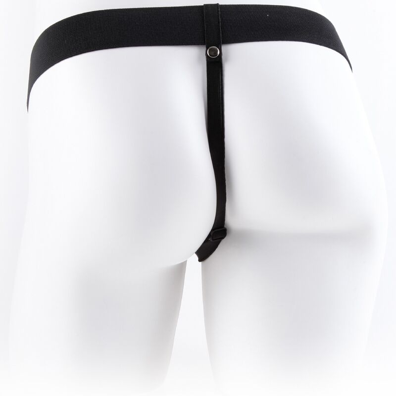 FETISH FANTASY SERIES - ARNÉS AJUSTABLE CONTROL REMOTO PENE REALÍSTICO WITH TESTÍCULOS 17.8 CM