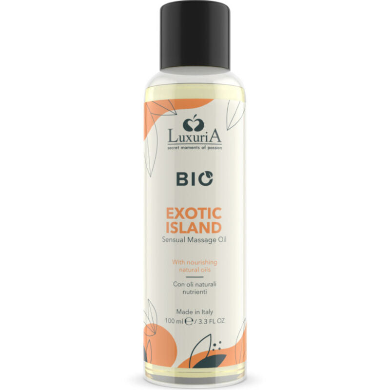 Intimateline Luxuria – Huile de massage bio îles exotique 100 ml