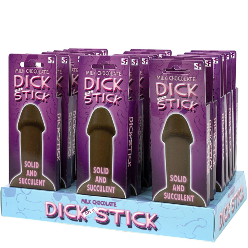 Sucette au chocolat en forme de pénis