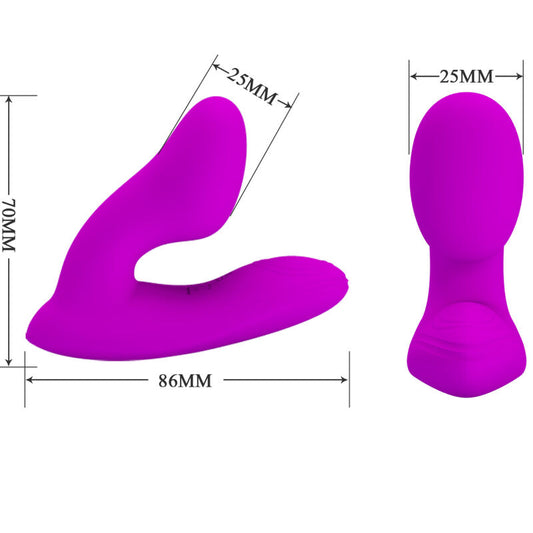 PRETTY LOVE - MELVIN MASAJEADOR CLITORIS WITH REMOTE CONTROL